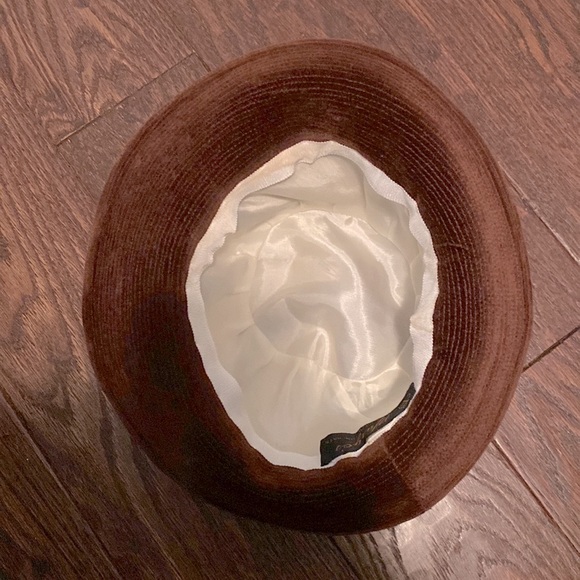 Margo’s Custom Brown Fedora / Bowler / Derby Hat - Picture 3 of 5